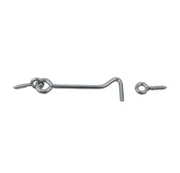 GeZu Impex® Screw hook 80 mm, Electro Zinc Plated/Wind Hook